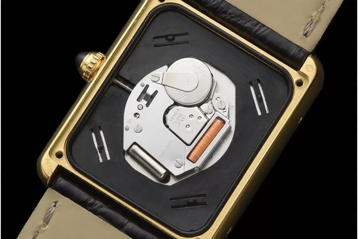 Tank Solo 27.4mm YG/LE White Dial AF Quartz - 图片 10