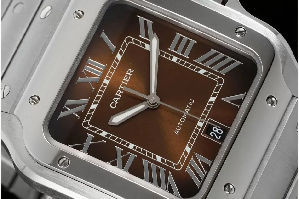 Santos De Cartier 40mm XL SS/SS Brown Dial BVF MY9015 - 图片 3