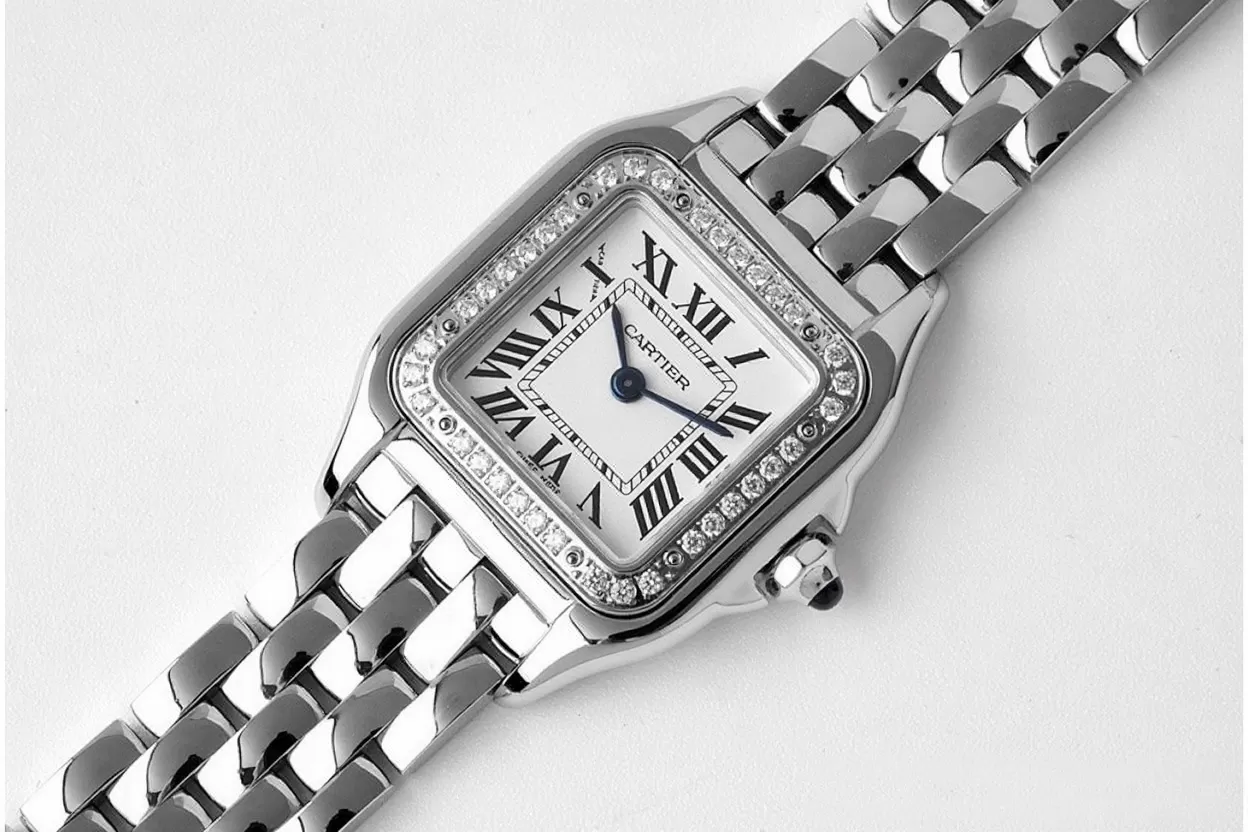 Alternative view of Panthere Secrete De Ladies 22mm Dia SS/SS White BVF Swiss Qtz
