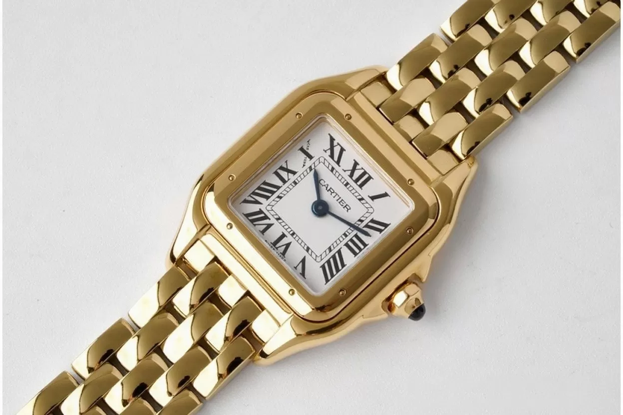 Alternative view of Panthere Secrete De Ladies 22mm YG/YG White Dial BVF Quartz