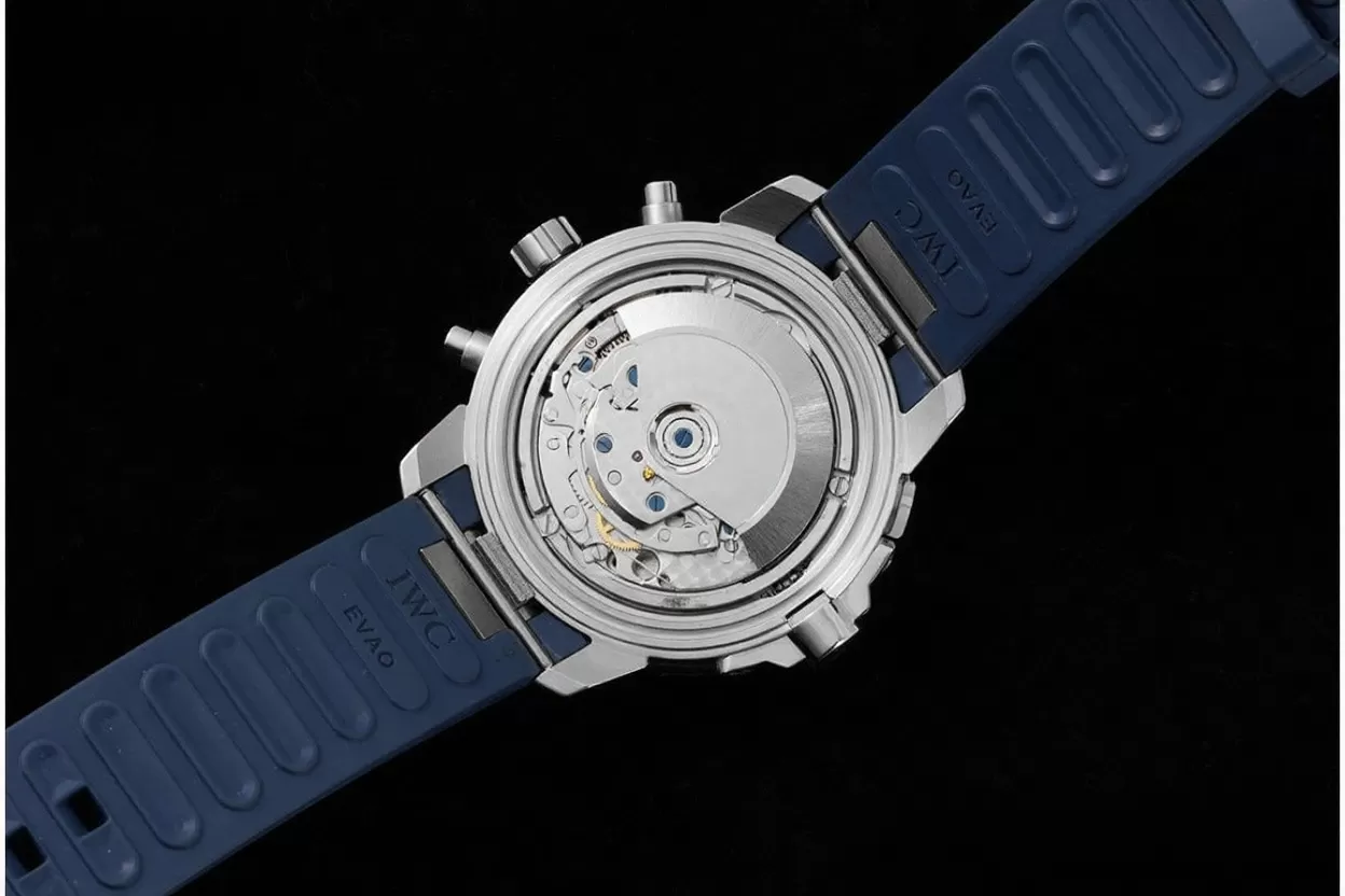 IWC - Aquatimer Chrono 44mm blue/Stk SS/RU V6SF A7750 - Image 7