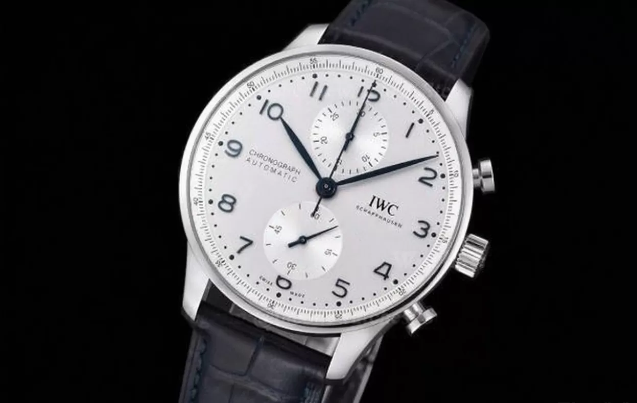 Alternative view of Portugieser Chrono IW371605 41mm SS/LE White/Num ZF A69355