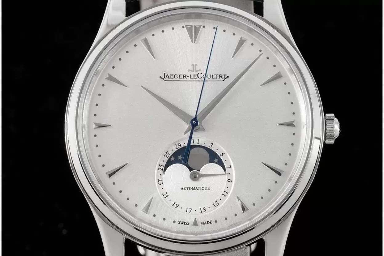 Alternative view of Master Ultra Thin Moonphase SS/LE White Dial ZF V2 SA925 Super Clone