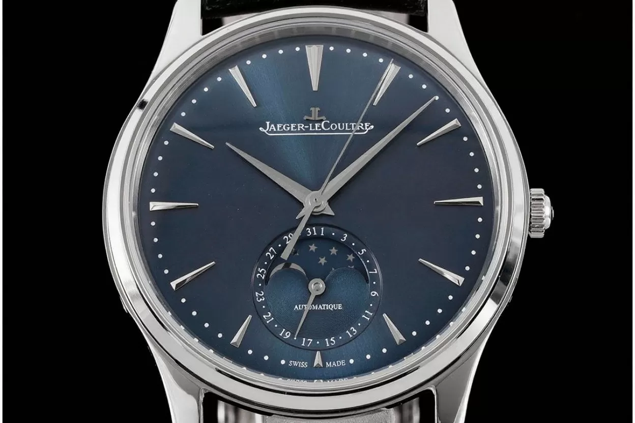 Alternative view of Master Ultra Thin Moonphase SS/LE Blue Dial ZF V2 SA925 Super Clone