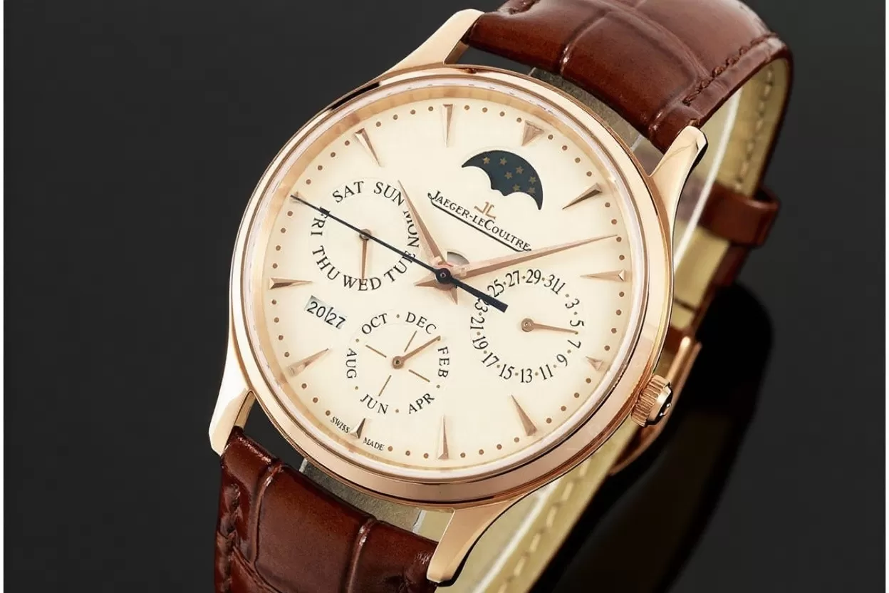 Master Ultra Thin Perpetual Calendar 39mm RG/LE Cream Dial VRF A868