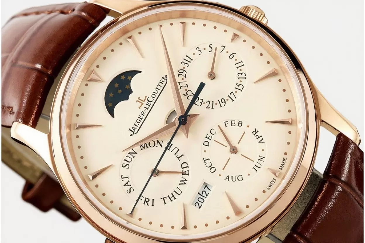 Alternative view of Master Ultra Thin Perpetual Calendar 39mm RG/LE Cream Dial VRF A868