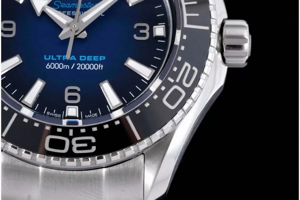 Planet Ocean Ultra Deep 45.5mm SS/SS Blue Dial SBF A8912 - Image 7
