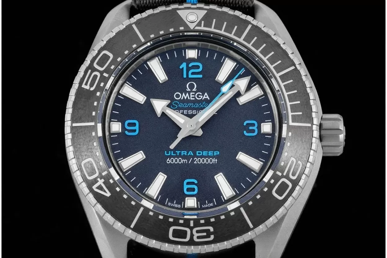 Planet Ocean Ultra Deep 45.5mm SS/NY Blue Dial SBF A8912 - Image 3