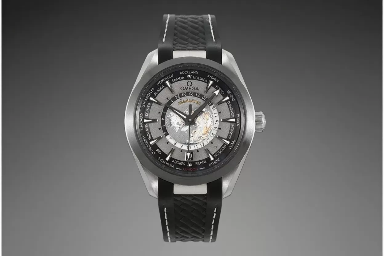 Aqua Terra 150M Worldtimer 43mm Ti/RU Grey Dial VSF A8938