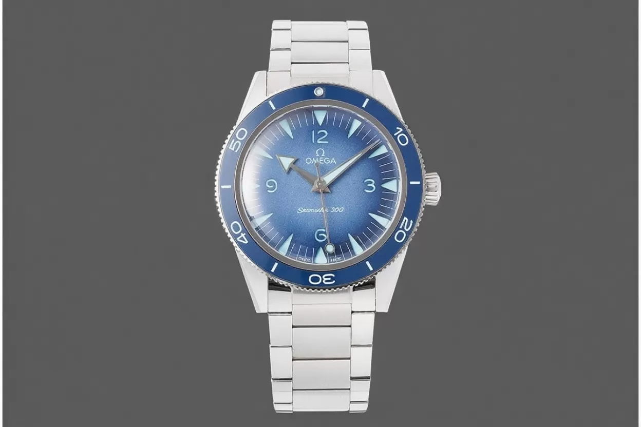Seamaster 300m 41mm No Date SS/SS Summer Blue Dial VSF A8912