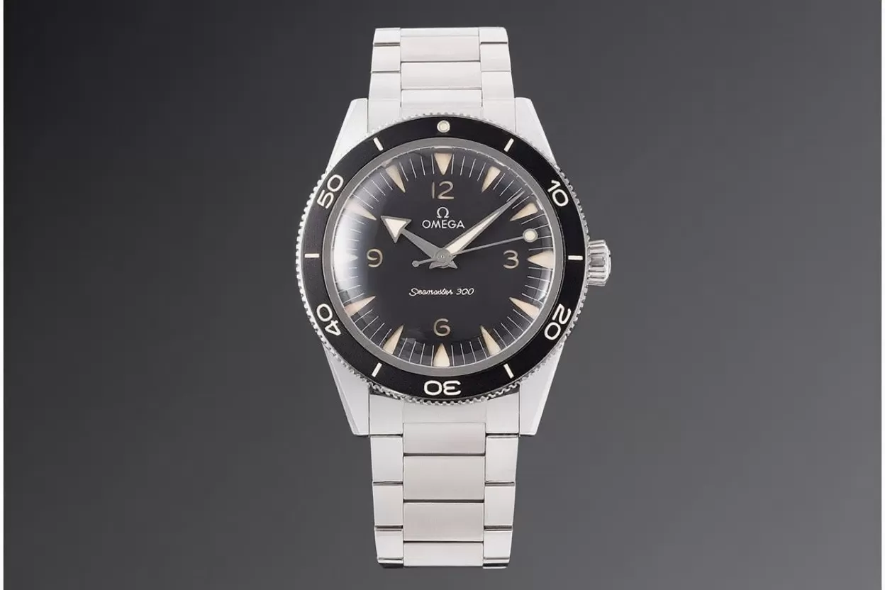 Alternative view of Seamaster 300m 41mm No Date SS/SS Black Dial VSF A8912