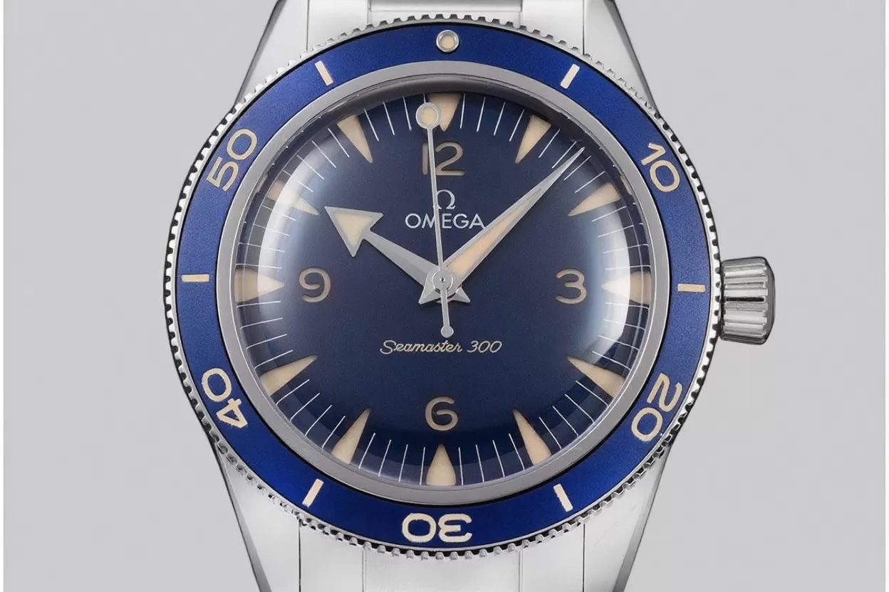 Seamaster 300m 41mm No Date SS/SS Navy Blue Dial VSF A8912 - Image 3