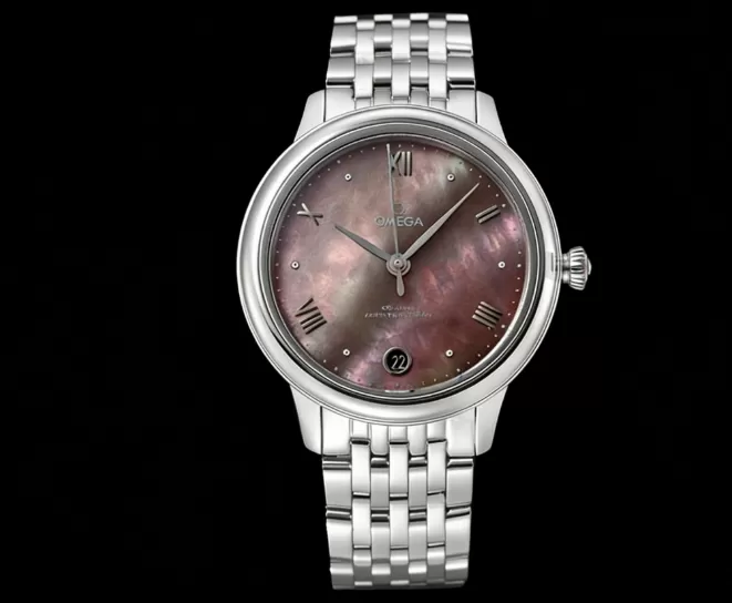 De Ville Prestige Ladies 34mm SS/SS Colorful Mop Dial VSF A8800 - Image 3