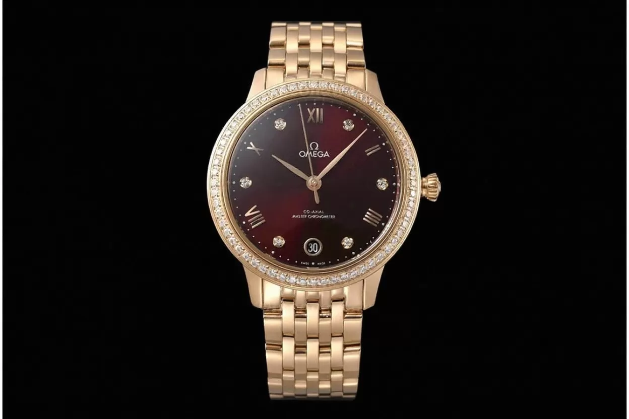 Alternative view of De Ville Prestige Ladies 34mm Dia RG/RG Brown Dial VSF A8800