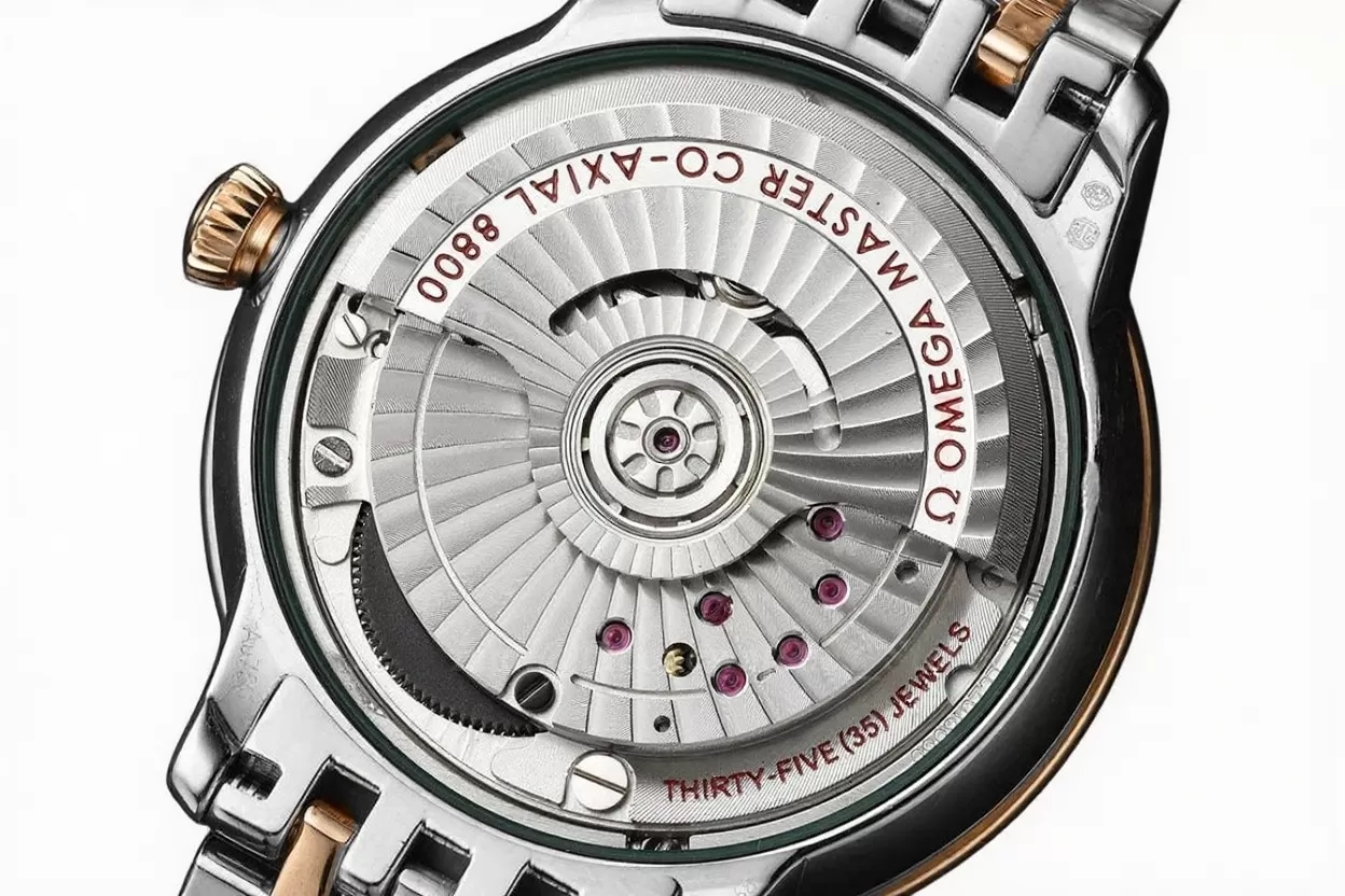 De Ville Prestige Ladies 34mm SS/RG Blue Dial VSF A8800 - Image 8