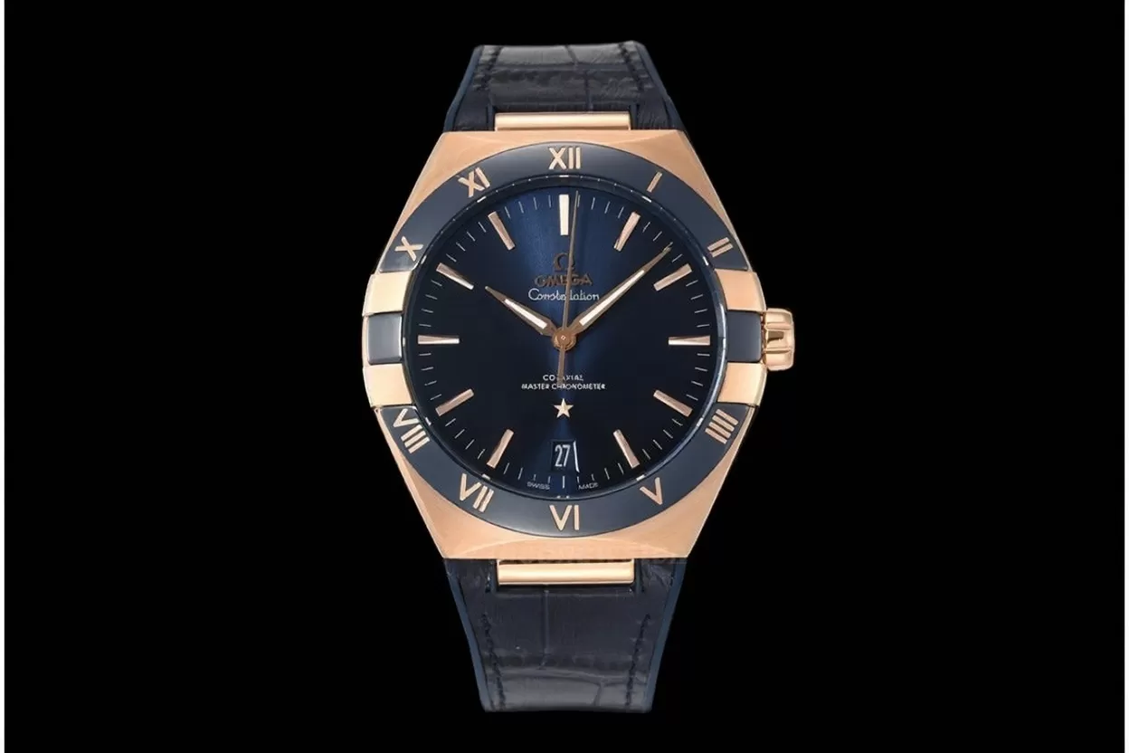 Alternative view of Constellation 41mm RG/LE Blue Dial VSF A8900