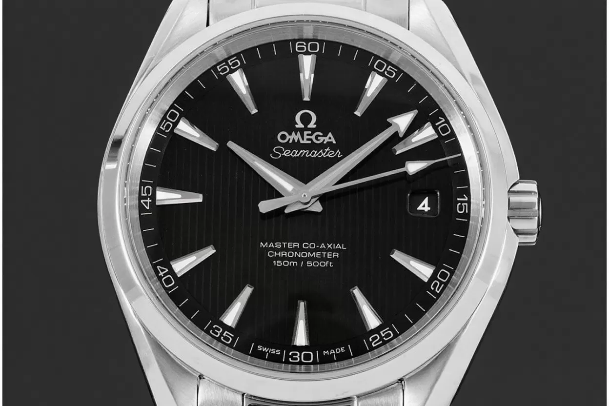 Aqua Terra 150m 41mm SS/SS Black Dial VSF A8500 - Image 3