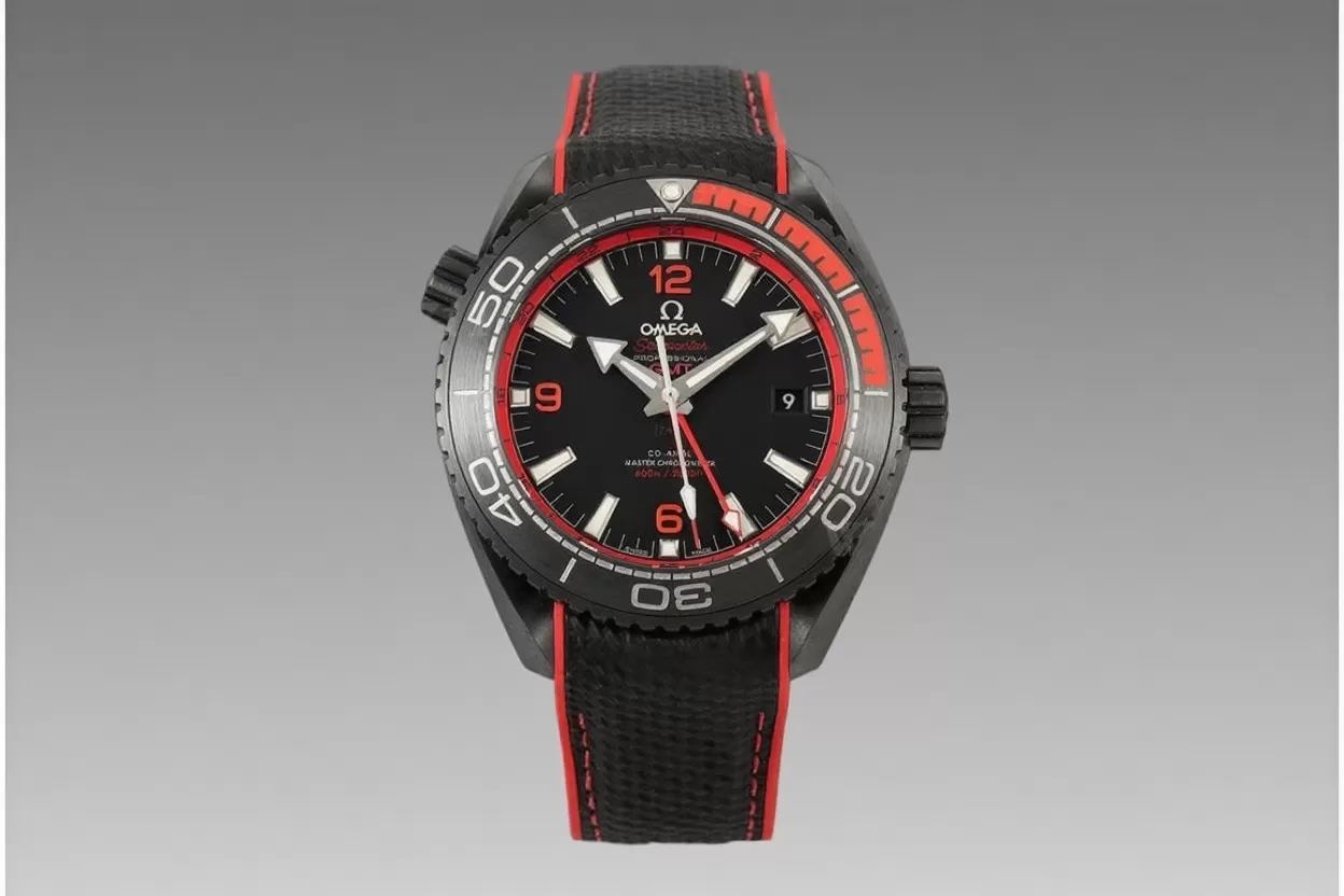 Planet Ocean 45.5mm Deep Black CER/NY Blk/R VSF A8906 V2 Super Clone