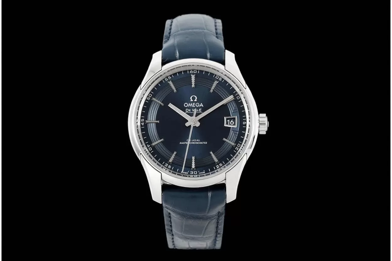 Alternative view of De Ville Hour Vision 41mm SS/LE Blue VSF Asia 8500