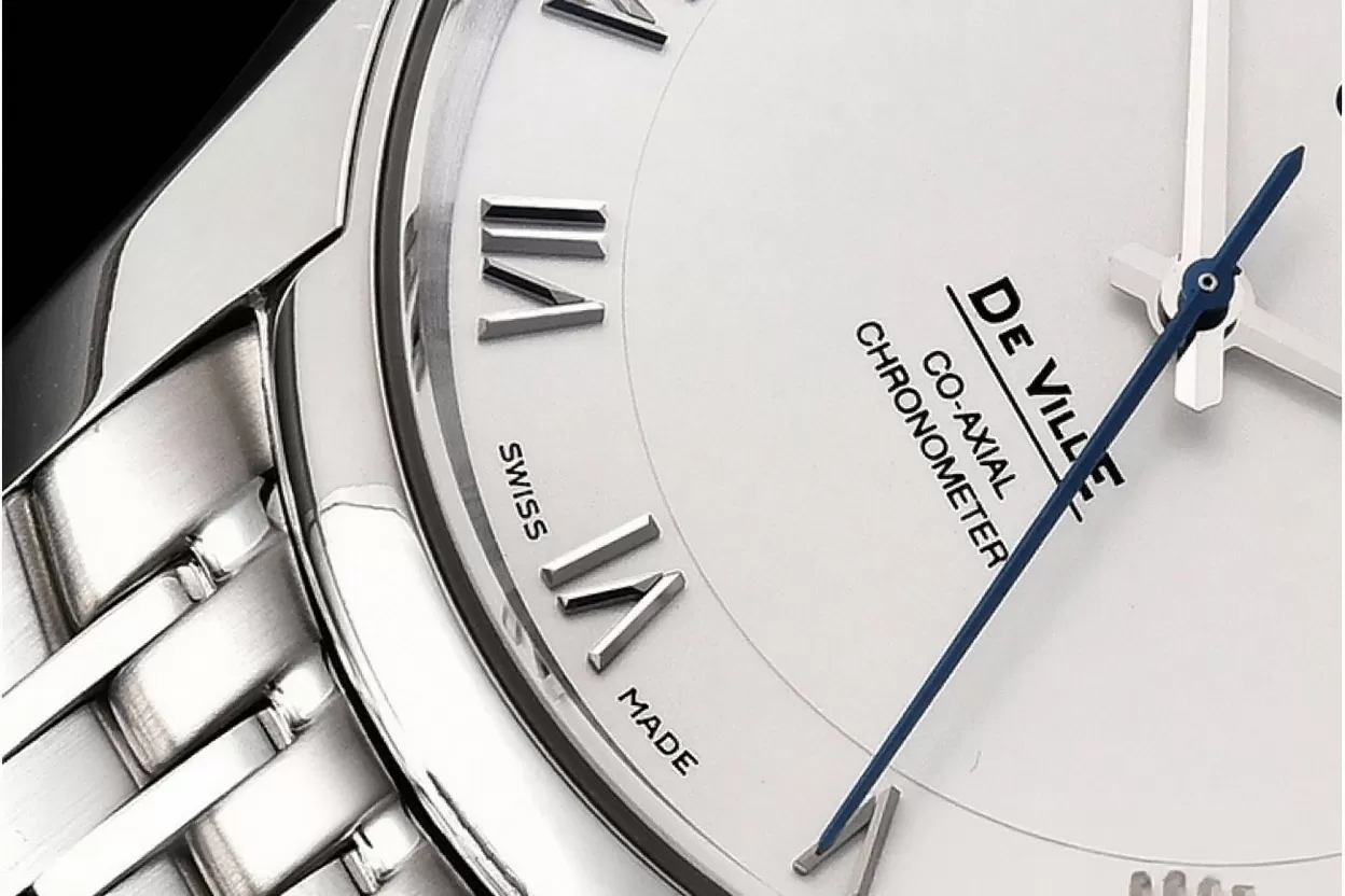 Omega - De Ville Men's Co-Axial SS/SS Wht/Roman VSF A8500 - 图片 3