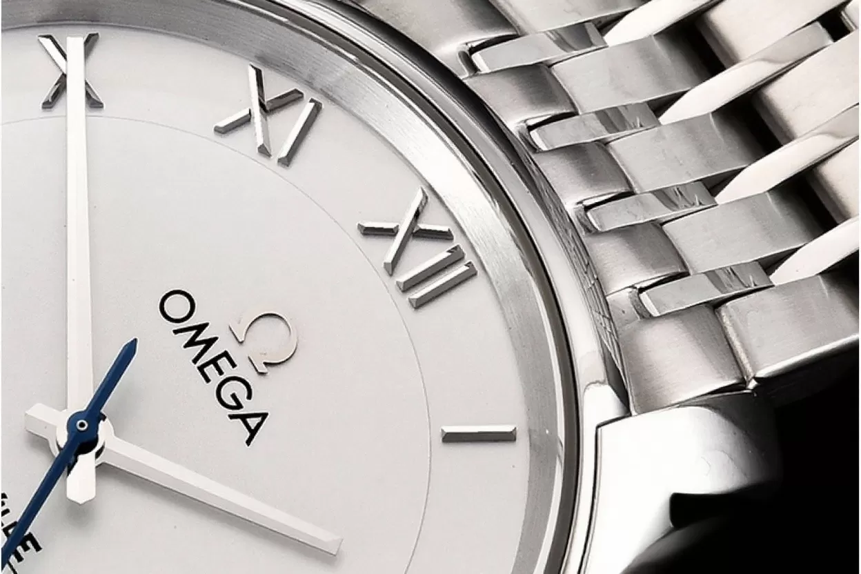 Omega - De Ville Men's Co-Axial SS/SS Wht/Roman VSF A8500 - 图片 6