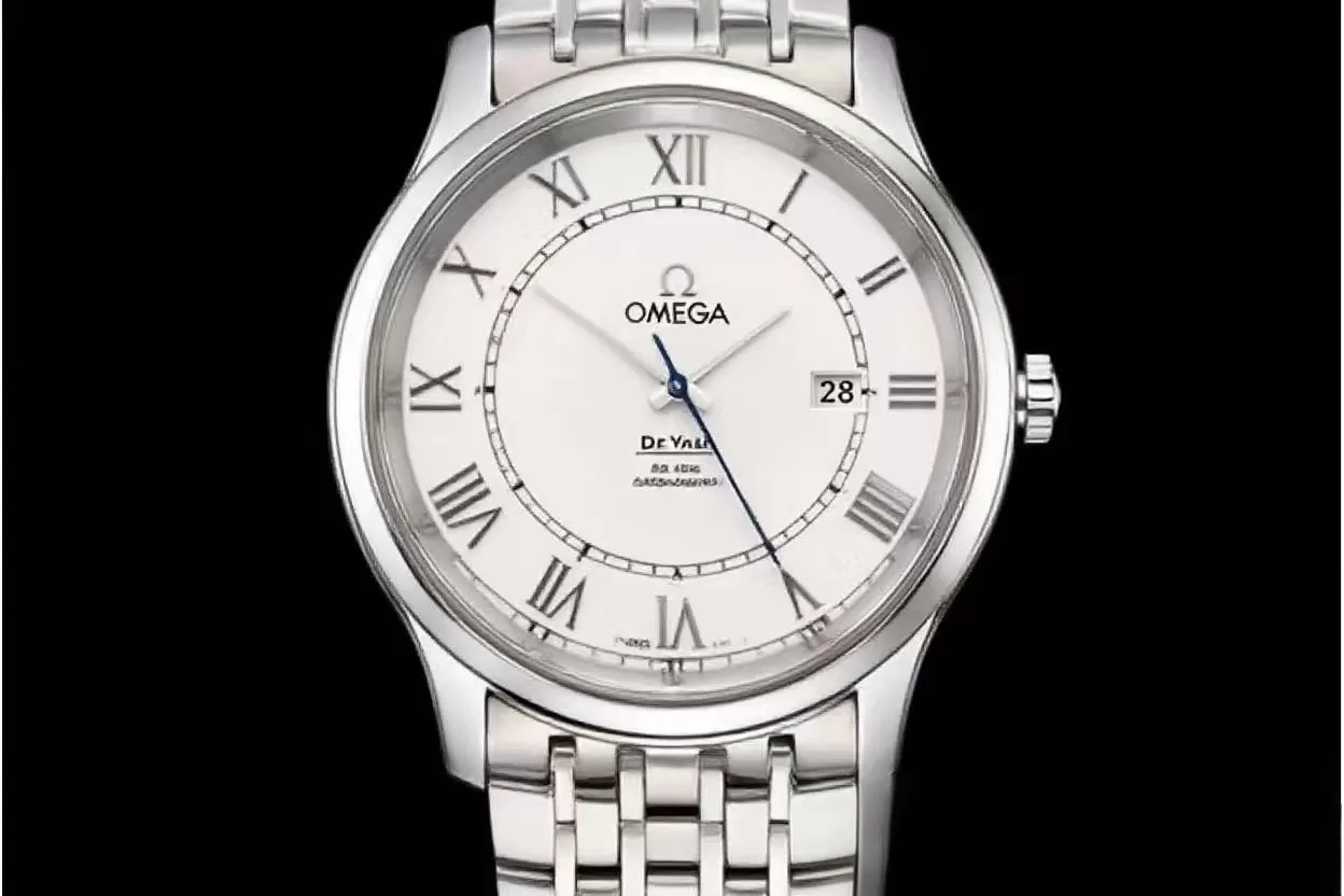 Omega - De Ville Men's Co-Axial SS/SS Wht/Roman VSF A8500 - 图片 13