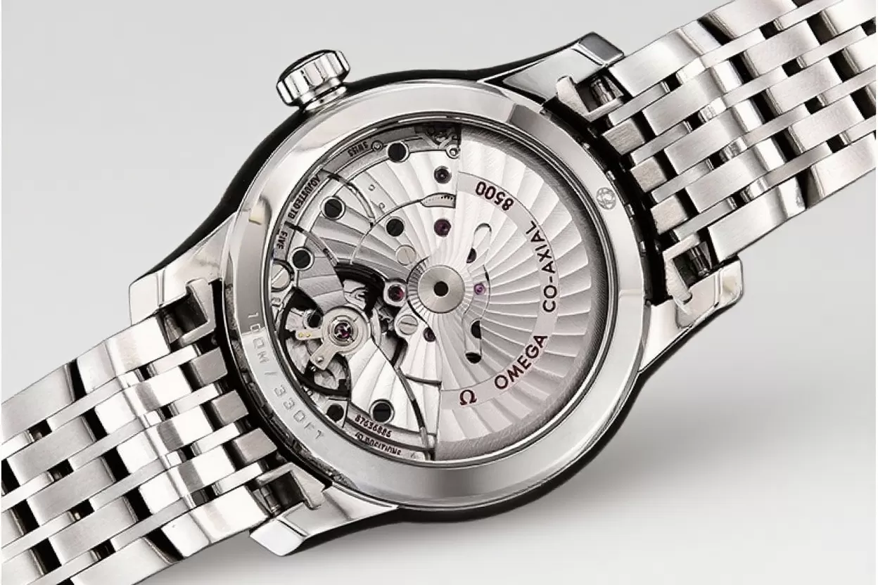 Omega - De Ville Men's Co-Axial SS/SS Wht/Roman VSF A8500 - 图片 12
