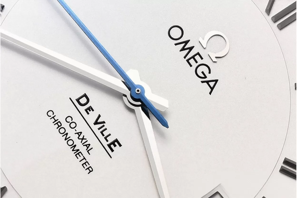 Omega - De Ville Men's Co-Axial SS/SS Wht/Roman VSF A8500 - 图片 21