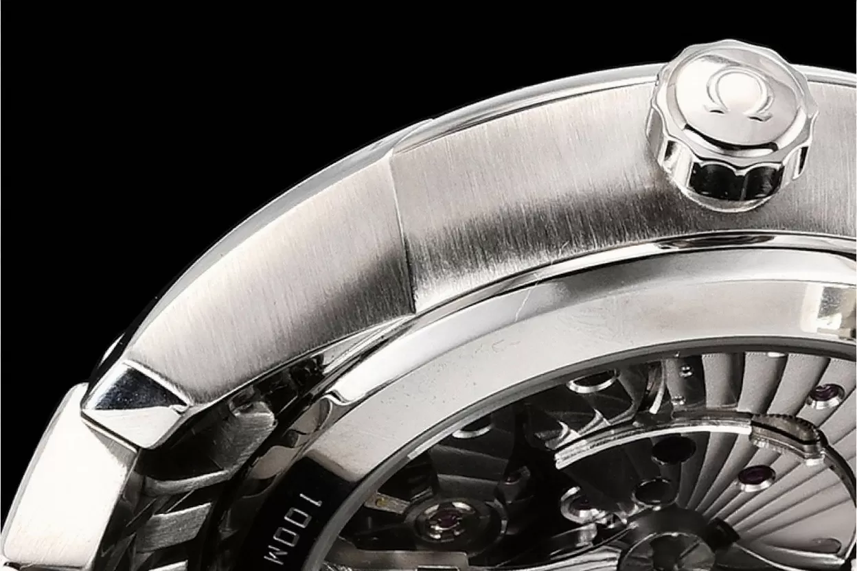 Omega - De Ville Men's Co-Axial SS/SS Wht/Roman VSF A8500 - 图片 20