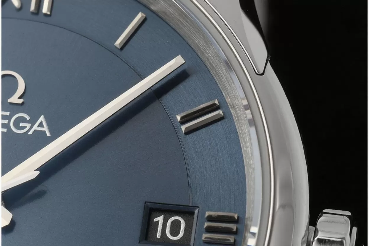 De Ville Mens Co-Axial 41mm SS/SS Blue/Roman VSF A8500 - 图片 5
