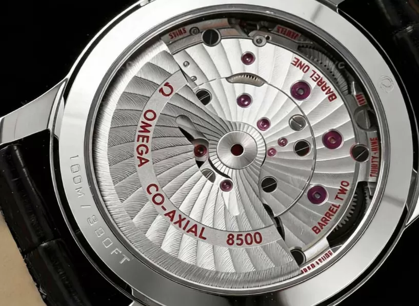 De Ville Mens Co-Axial SS/LE Blue/Roman VSF A8500 - Image 8