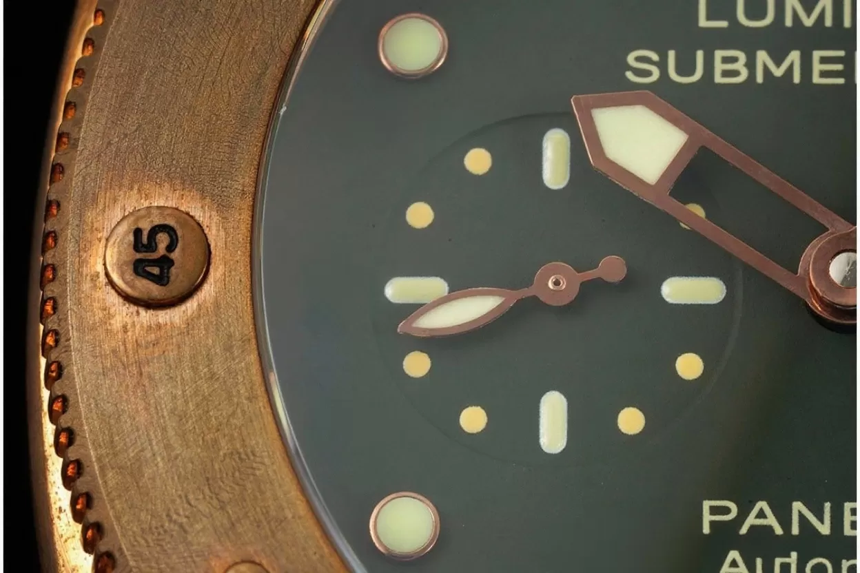 PAM382N Bronzo Submersible BR/LE Green VSF V2 Mod9000 - Image 5