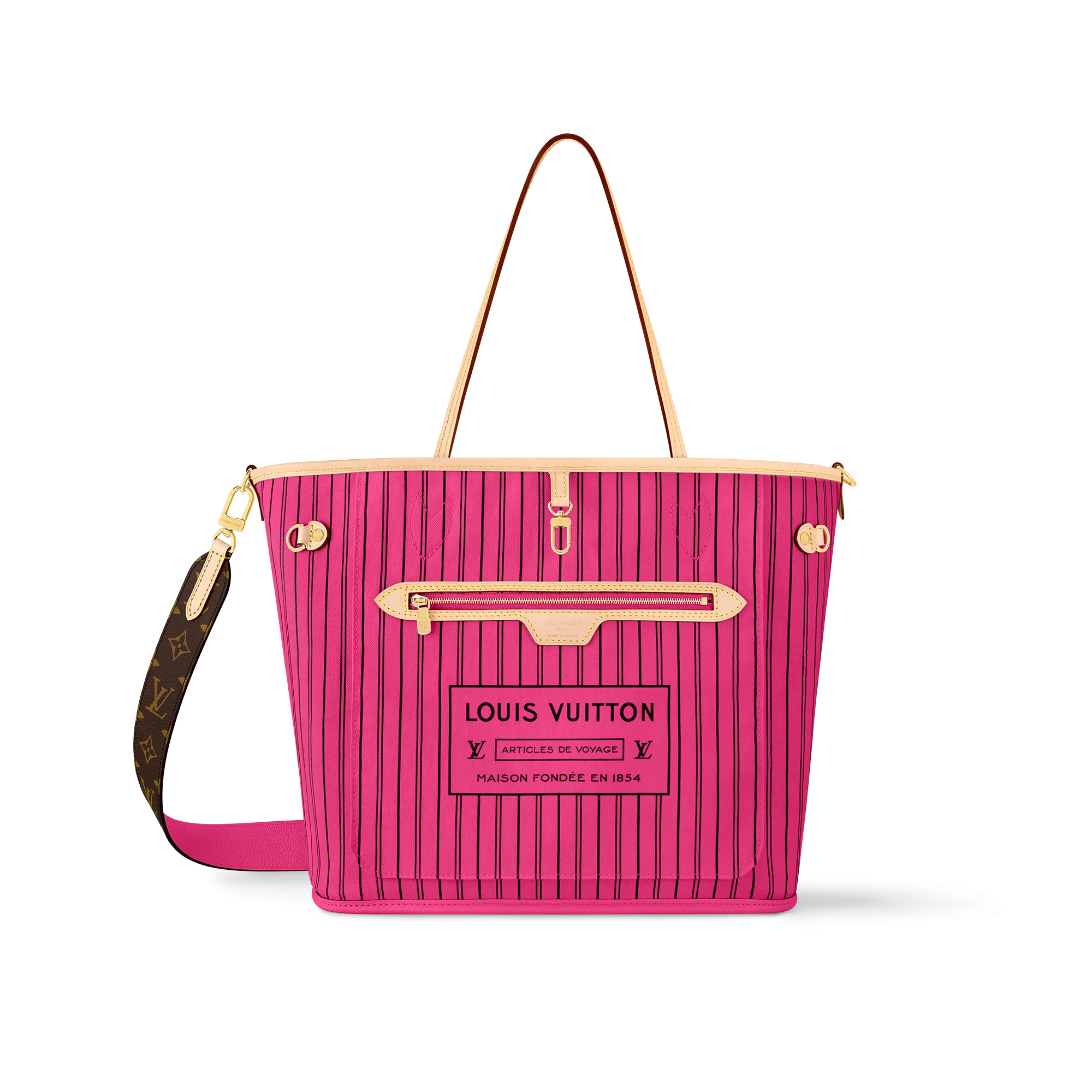 Louis Vuitton Neverfull Bandoulière Inside Out MM M12257