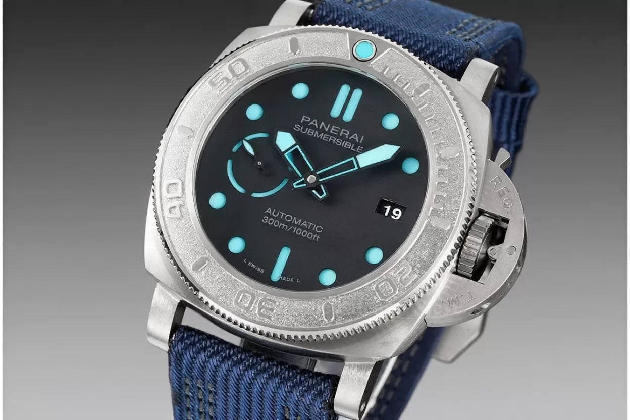 Submersible PAM985 Mike Horn 47mm TI/NY Black Dial VSF P9010