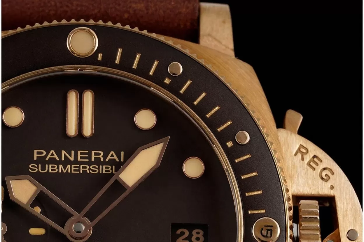 Submersible PAM968 47mm Bronzo/LE Brown Dial VSF P9010 Super Clone - Image 6