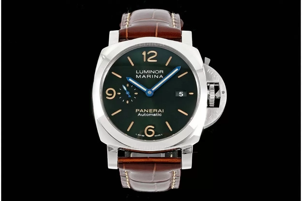 Alternative view of Luminor Marina PAM1116 44mm SS/LE Green VSF P9010