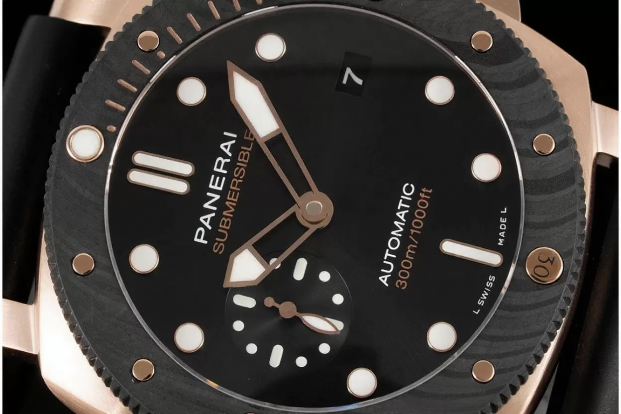Submersible PAM1070 44mm RG/RU Black Dial VSF P900 - 图片 4