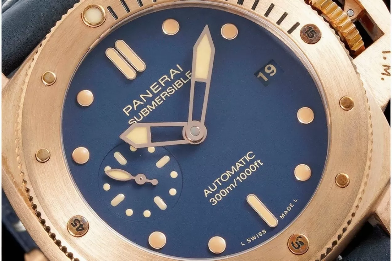 Submersible Pam1074 Bronzo 42mm BR/LE Blue Dial VSF P900 - Image 3