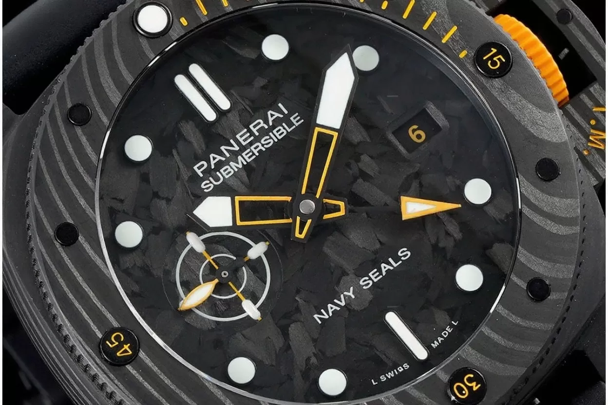 Submersible PAM1324 44mm Carbon/RU Black Dial VSF P9011 - 图片 4