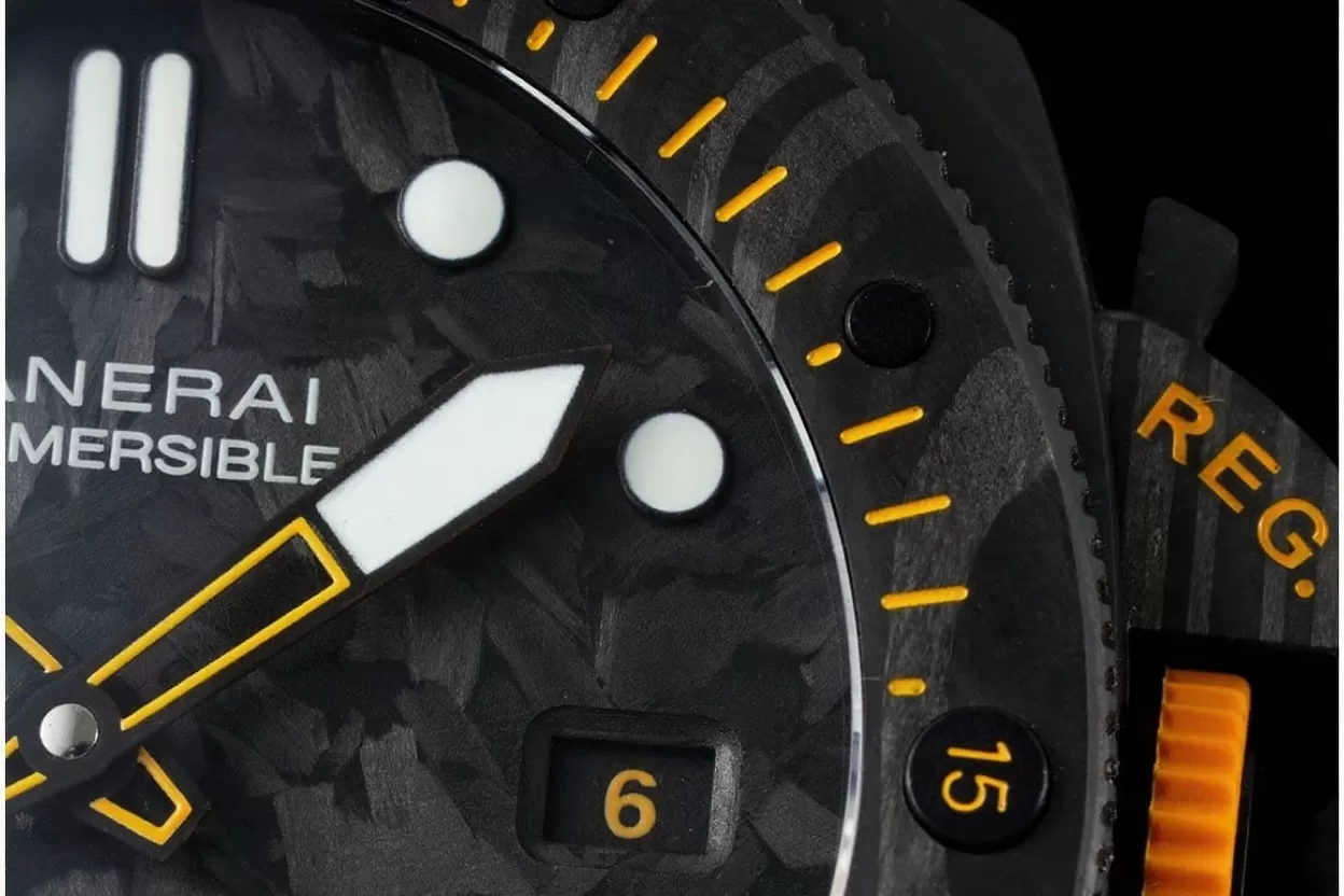 Submersible PAM1324 44mm Carbon/RU Black Dial VSF P9011 - 图片 8