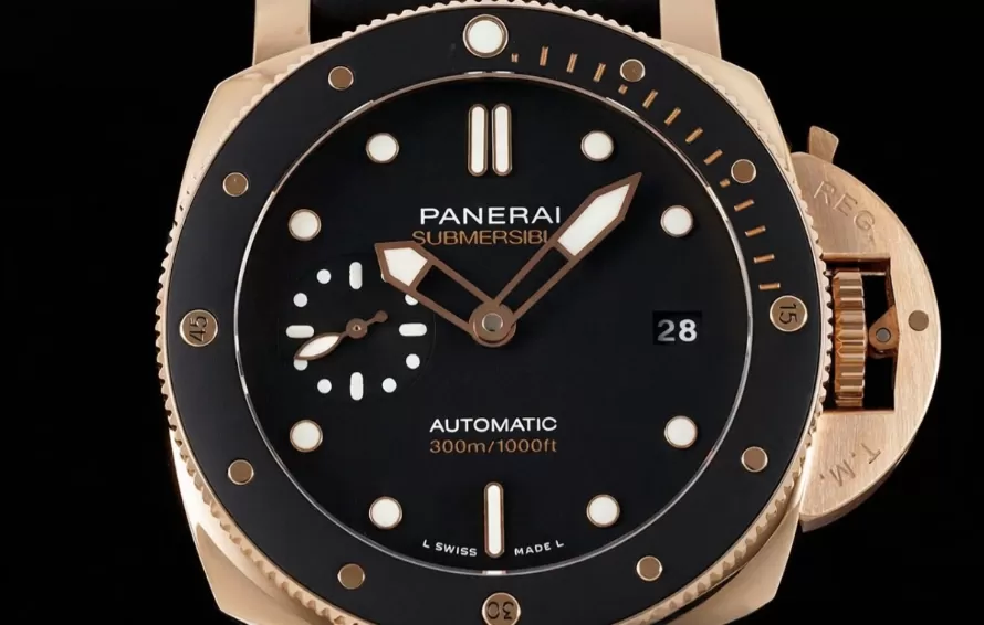 Submersible PAM2164 42mm RG/RU Black Dial VSF P900 - 图片 5