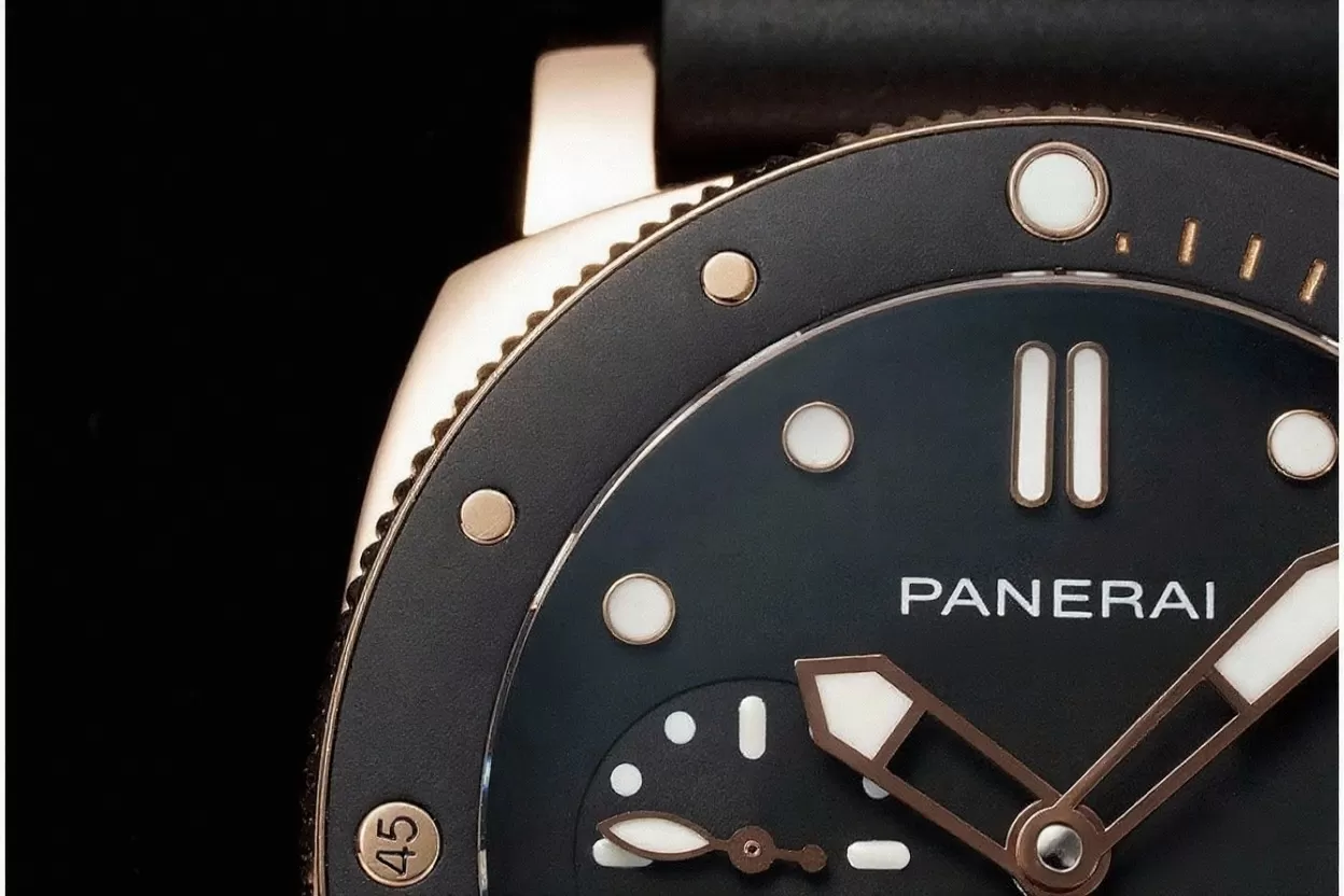 Submersible PAM2164 42mm RG/RU Black Dial VSF P900 - 图片 6
