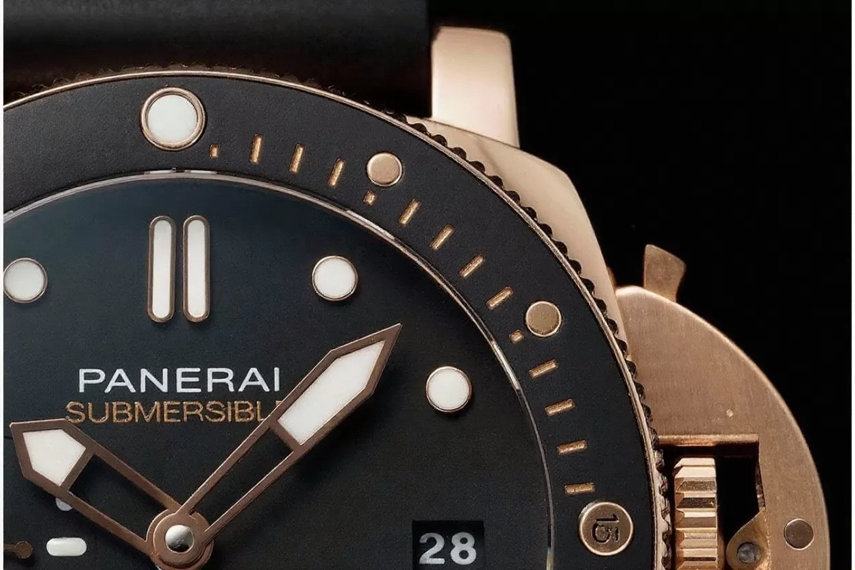 Submersible PAM2164 42mm RG/RU Black Dial VSF P900 - 图片 7