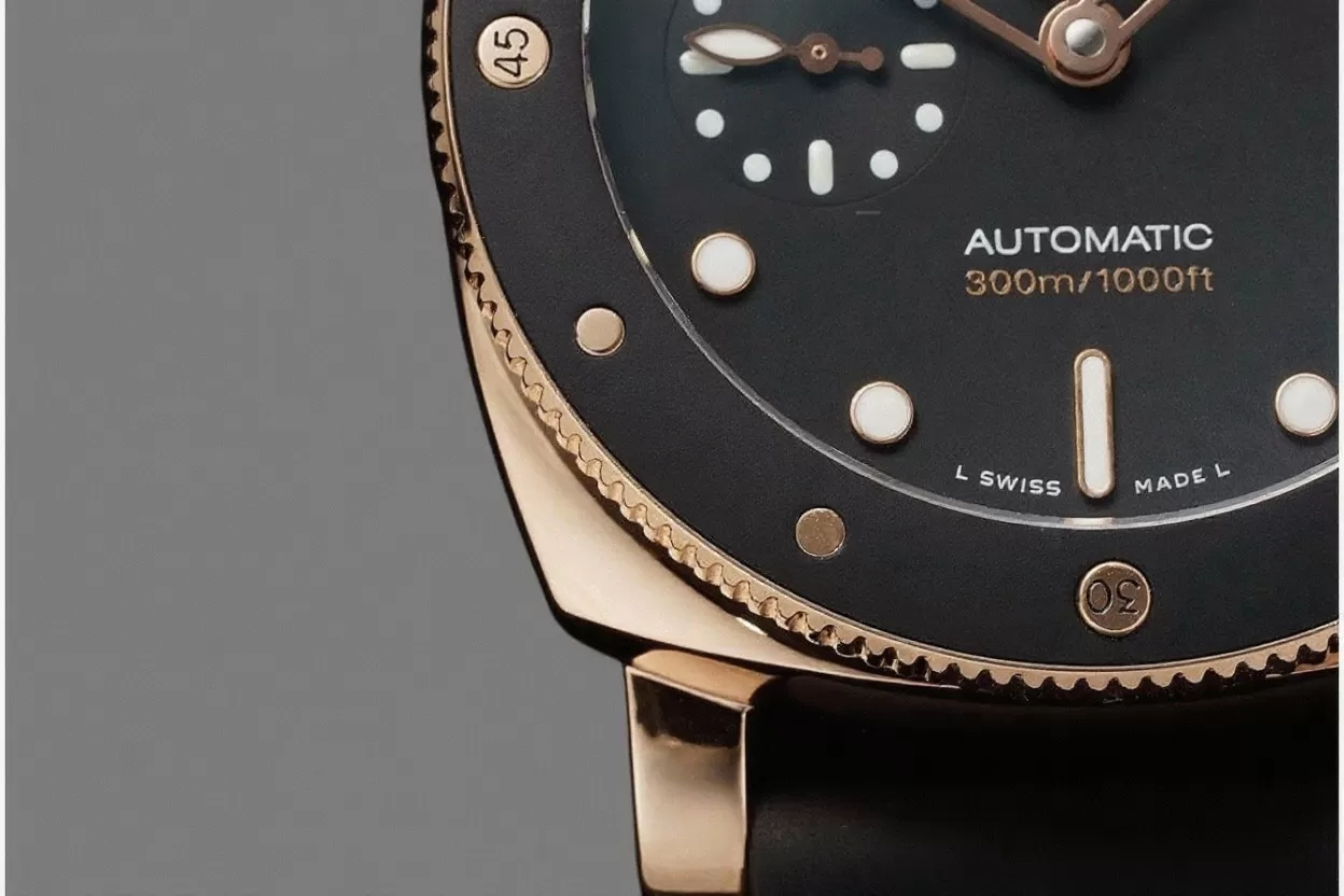 Submersible PAM2164 42mm RG/RU Black Dial VSF P900 - 图片 8