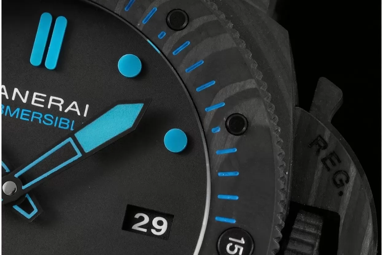 Submersible Pam1616 47mm Carbon/RU Black Dial VSF P9010 - 图片 4