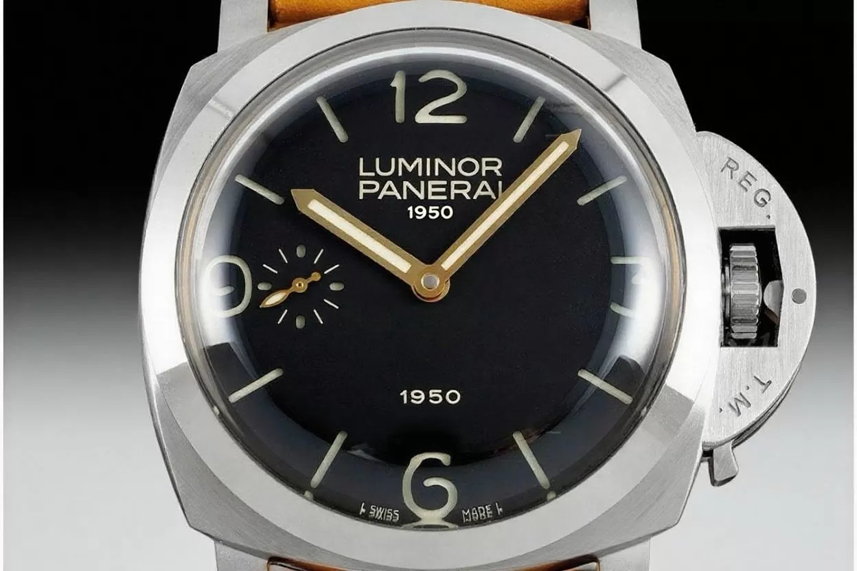 Alternative view of Luminor Pam127 47mm SS/LE Black Dial XF A6497
