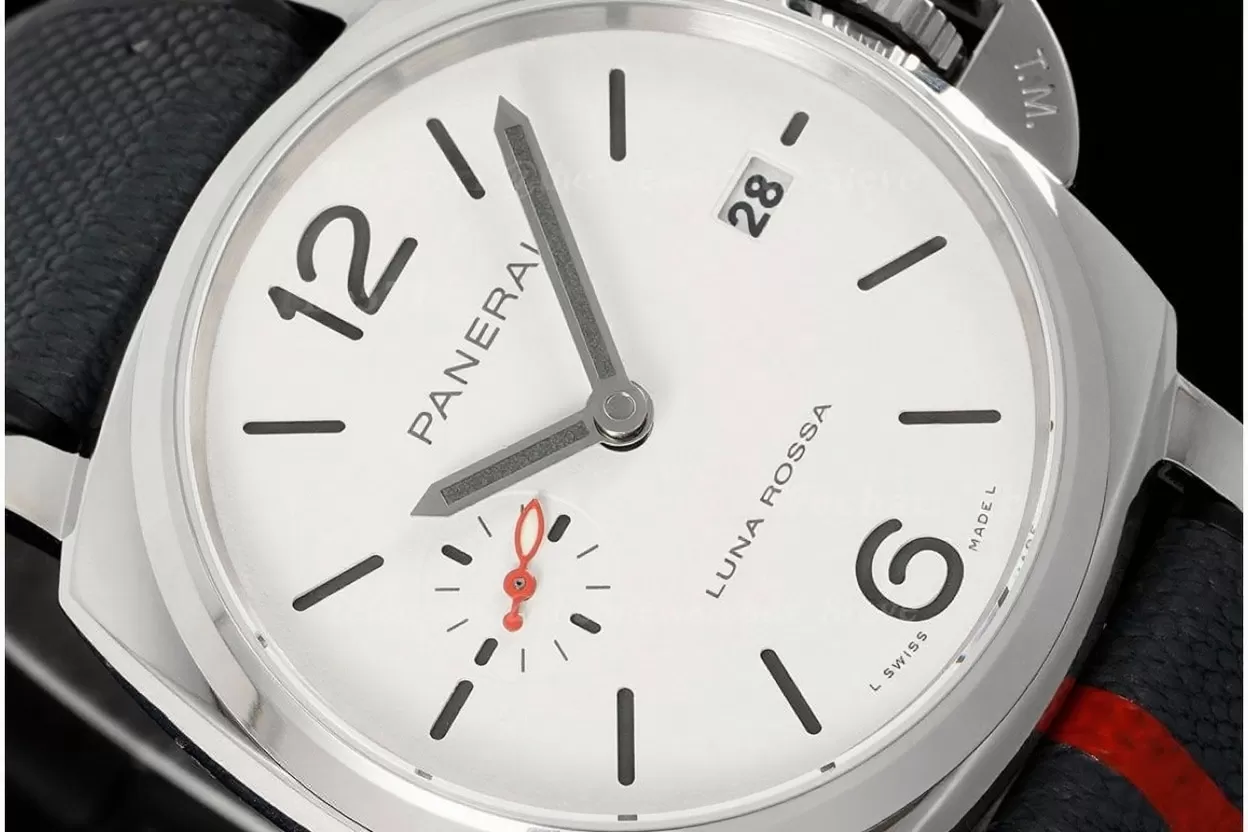 Luminor Due PAM1381 Luna Rossa 42mm SS/RU White Dial VSF P900 - 图片 3