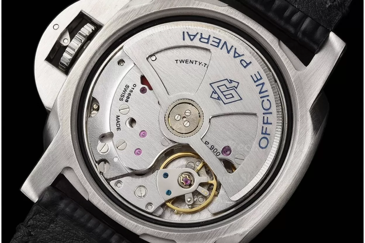 Luminor PAM1367 Bitempo GMT 40mm SS/LE White Dial VSF P900 - Image 9