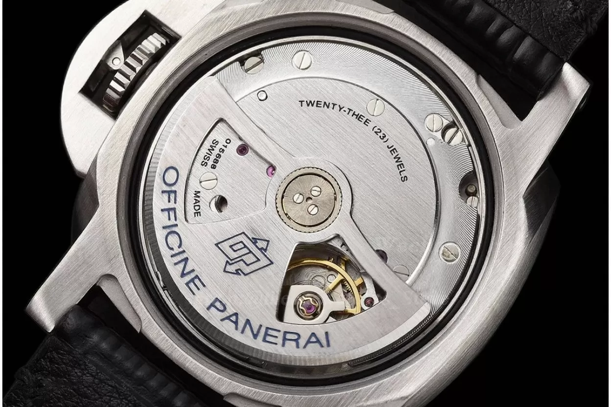 Luminor PAM1367 Bitempo GMT 40mm SS/LE White Dial VSF P900 - Image 10