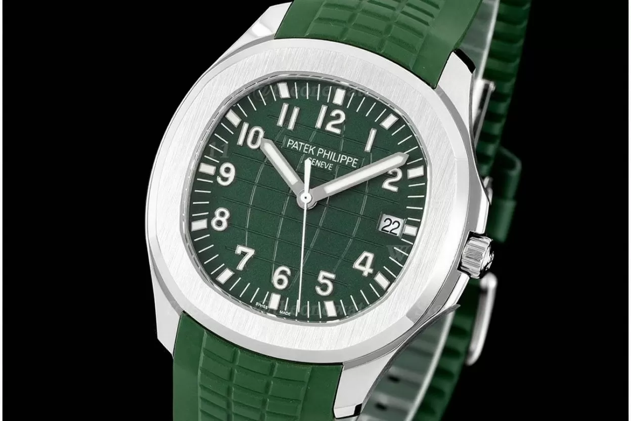 Aquanaut Ref.5168 42mm SS/RU Green/Num 3KF V3 330SC